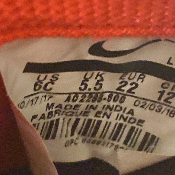 Nike Air Force 1 LV8 UV TD Patent Siren Red White Low Top Sneakers 6C - Picture 5 of 6